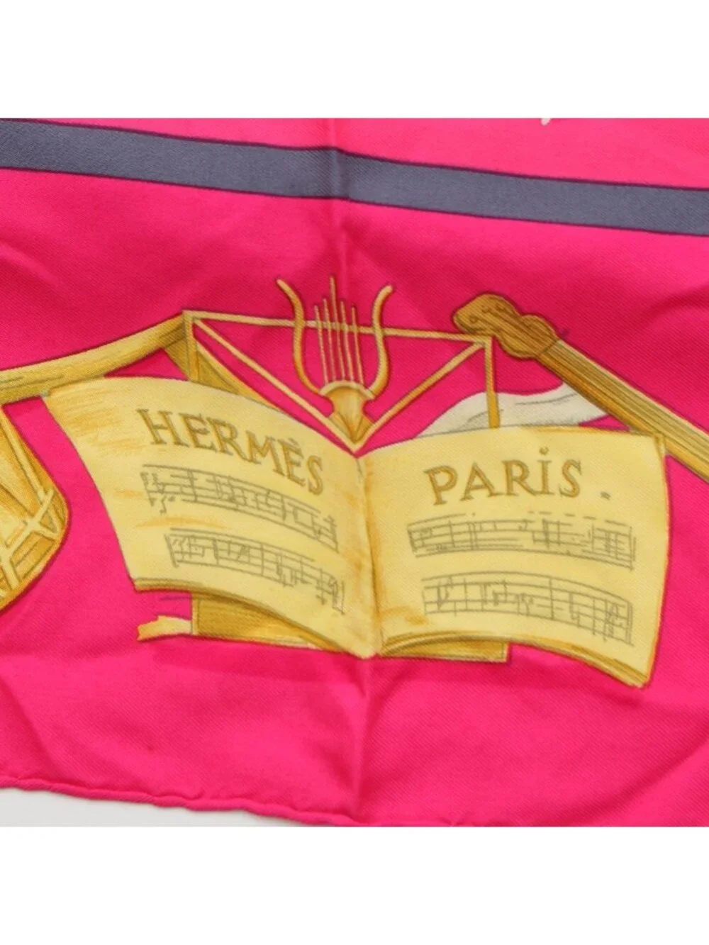 Hermes Carre 90 Silk la Danse Ballerina Scarf Pink